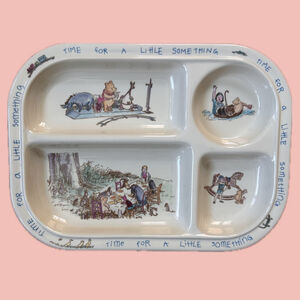 Vintage Winnie the Pooh 3-Section Melamine Plate – Selandia